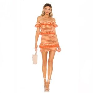 TULAROSA Teri Dress in Tangerine Size XL From REVOLVE